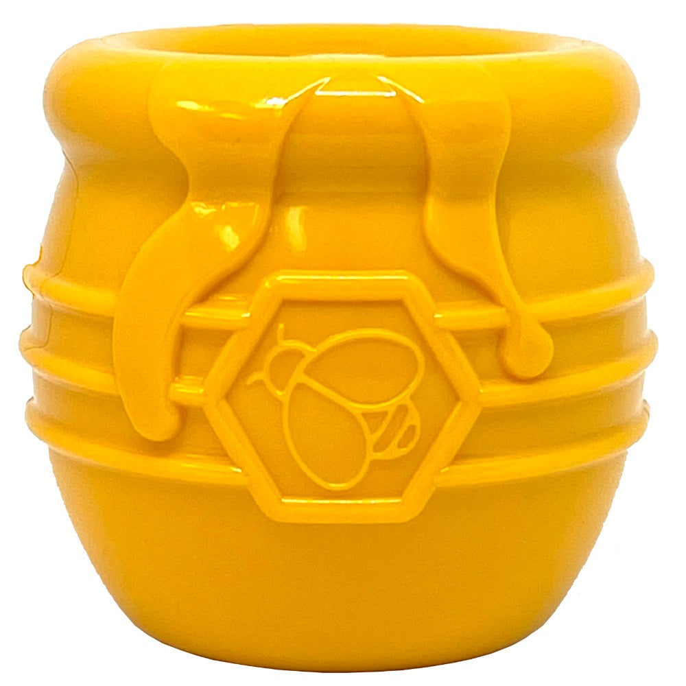 Honey Pot Durable Pup-X Rubber Treat Dispenser & Enrichment Toy