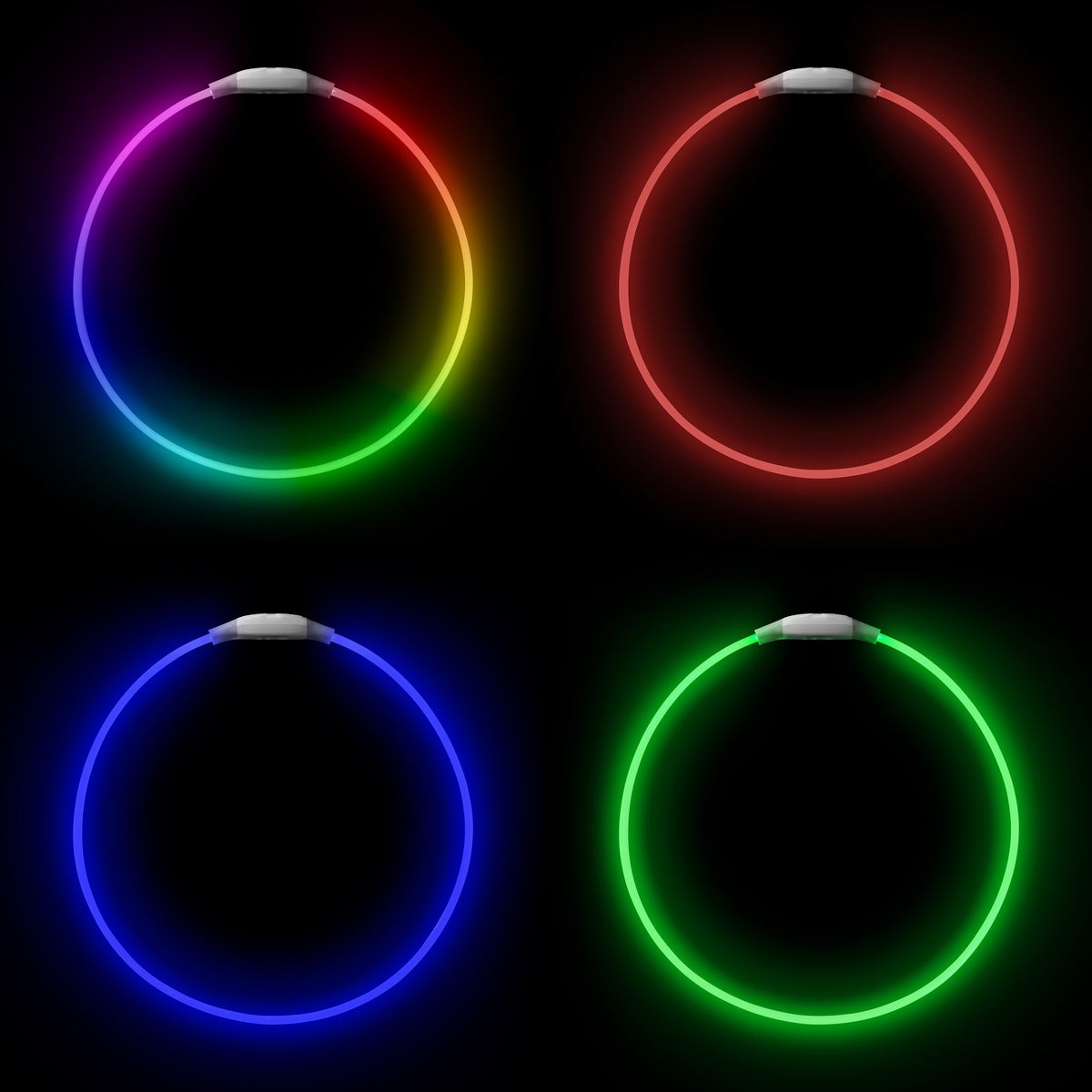 NiteHowl Max Rechargeable LED Safety Necklace - Disc-O Select
