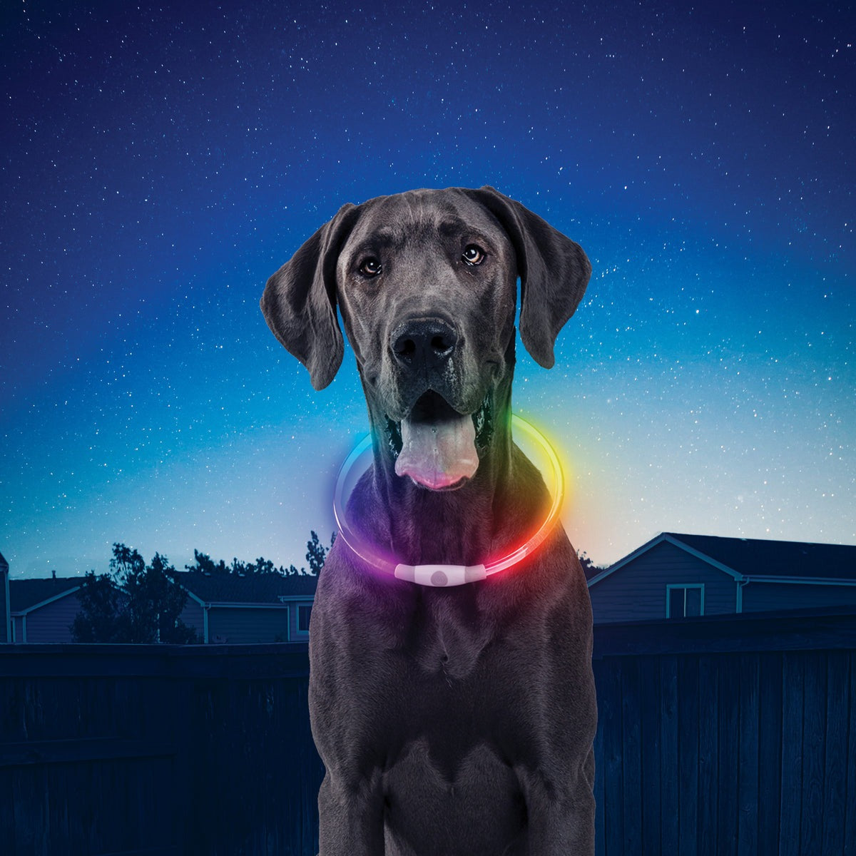 NiteHowl Rechargeable LED Safety Necklace - Disc-O Select