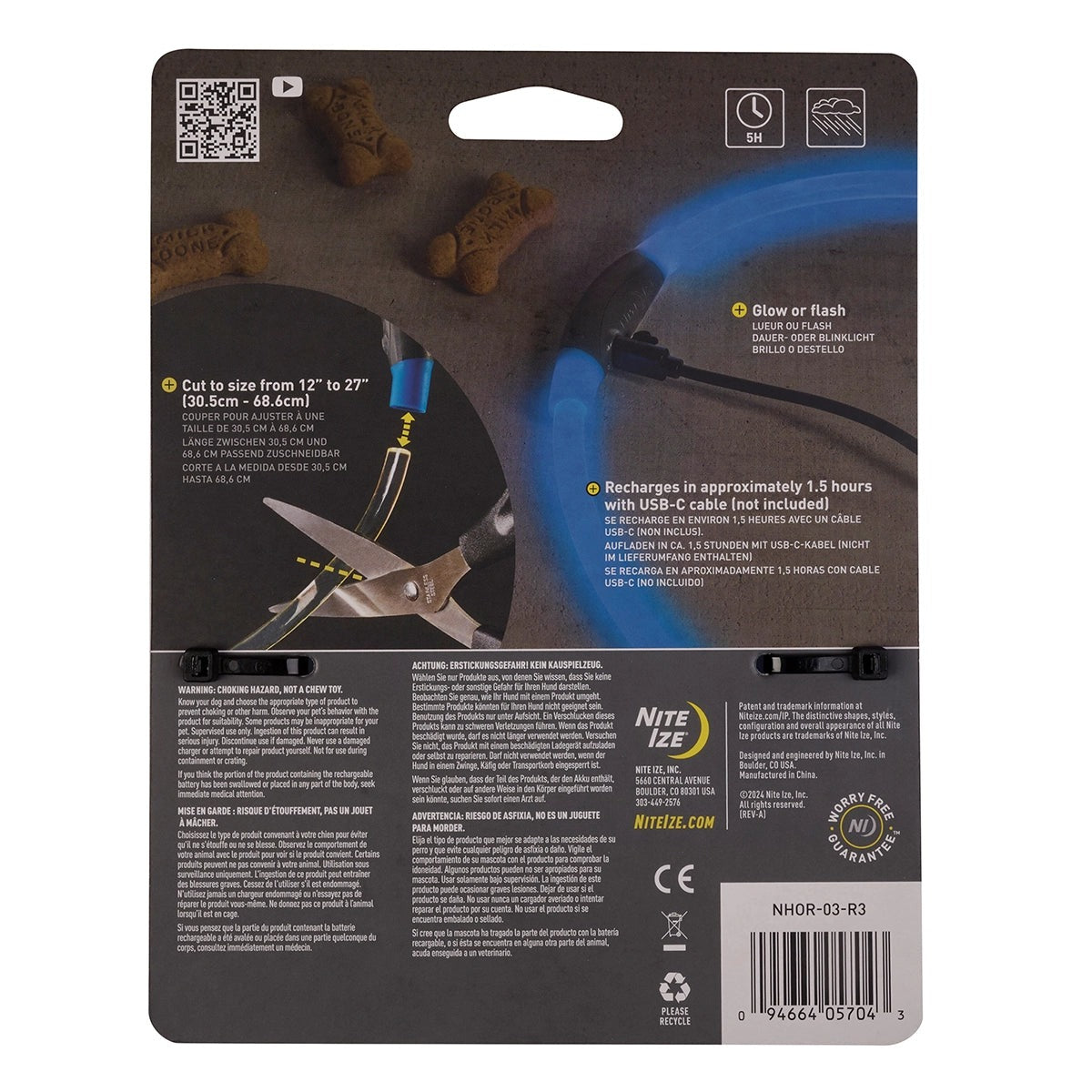 NiteHowl Rechargeable LED Safety Necklace