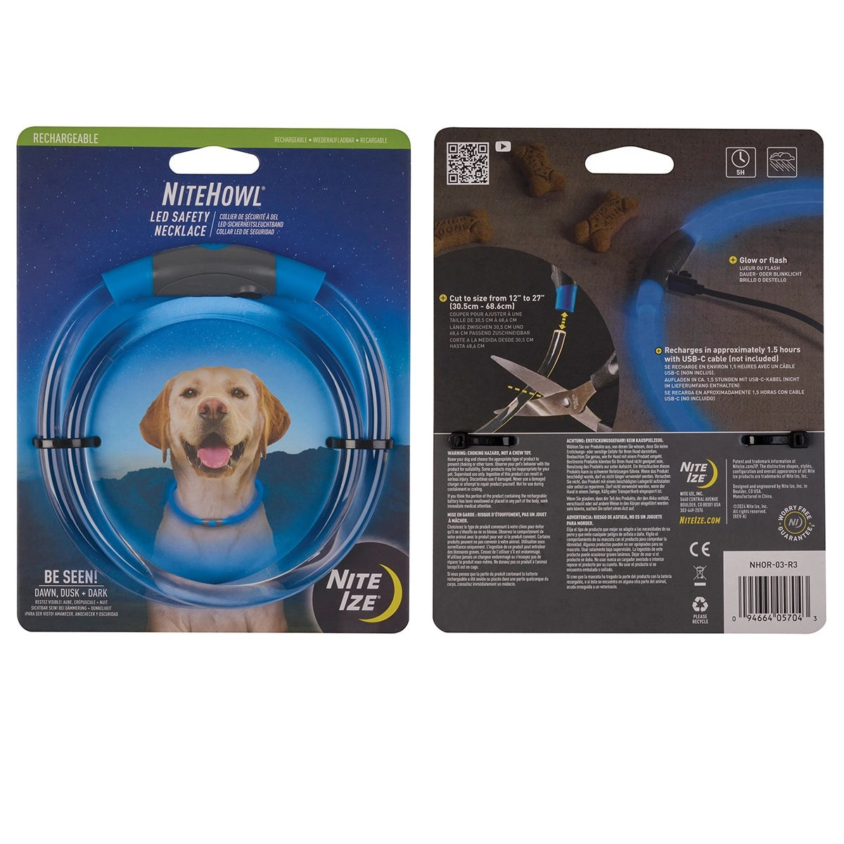 NiteHowl Rechargeable LED Safety Necklace