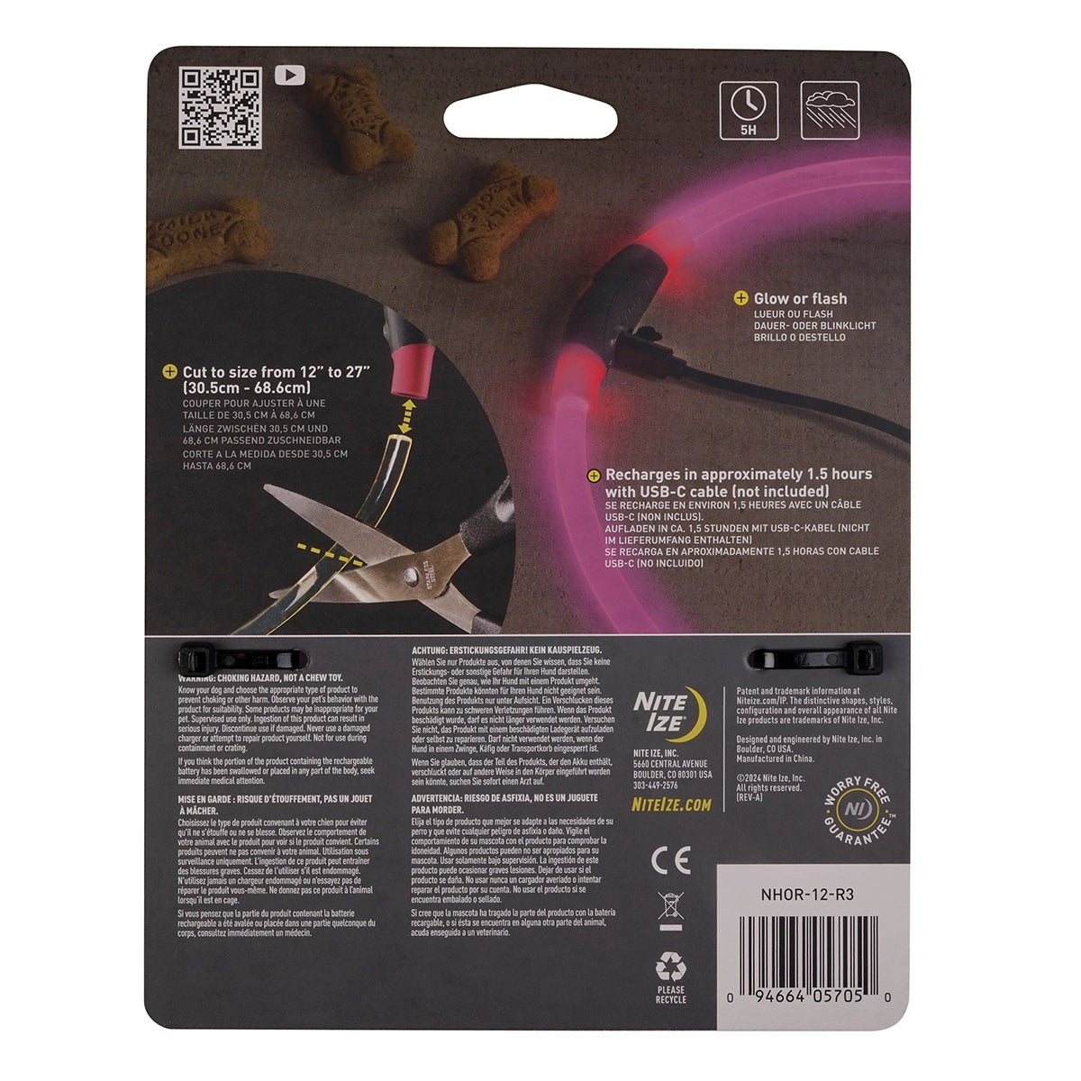 NiteHowl Rechargeable LED Safety Necklace