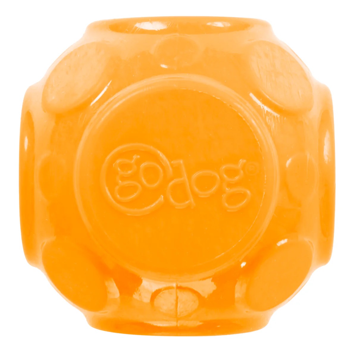 goDog Silent Squeaker Ball 2-Pk