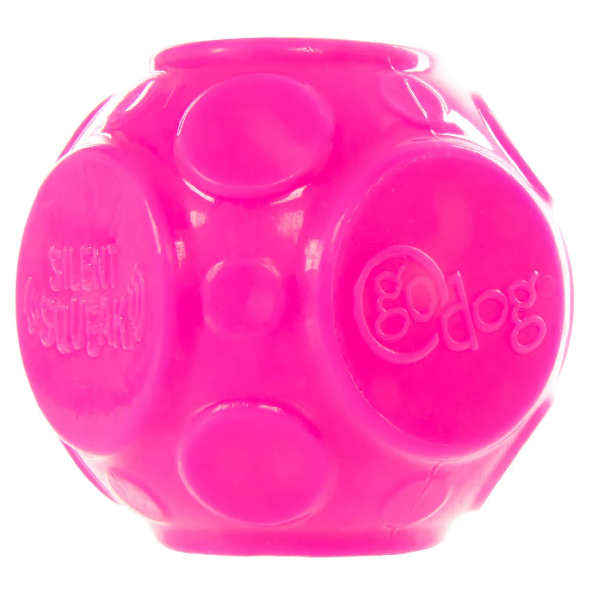 goDog Silent Squeaker Ball 2-Pk