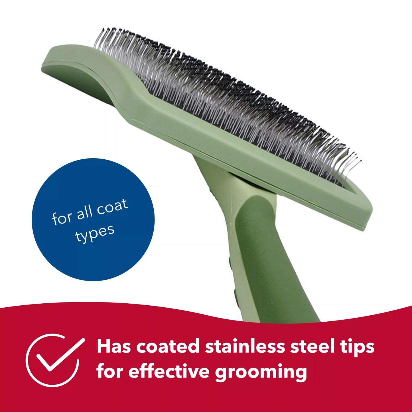 Curved Firm Slicker Brush