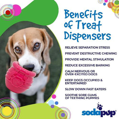 Honey Pot Durable Pup-X Rubber Treat Dispenser & Enrichment Toy