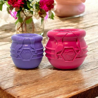 Honey Pot Durable Pup-X Rubber Treat Dispenser & Enrichment Toy