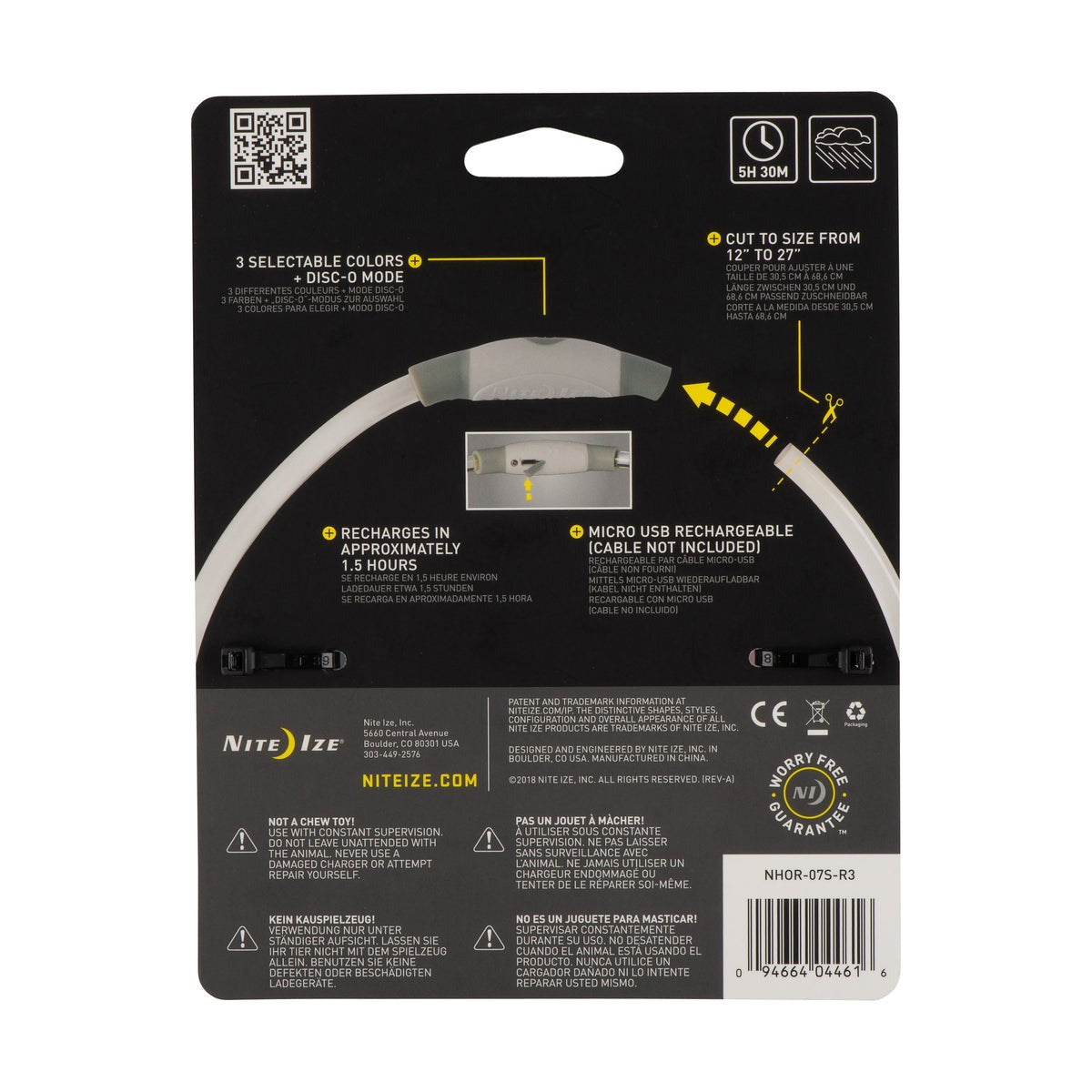 NiteHowl Rechargeable LED Safety Necklace - Disc-O Select