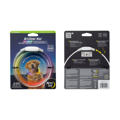 NiteHowl Max Rechargeable LED Safety Necklace - Disc-O Select
