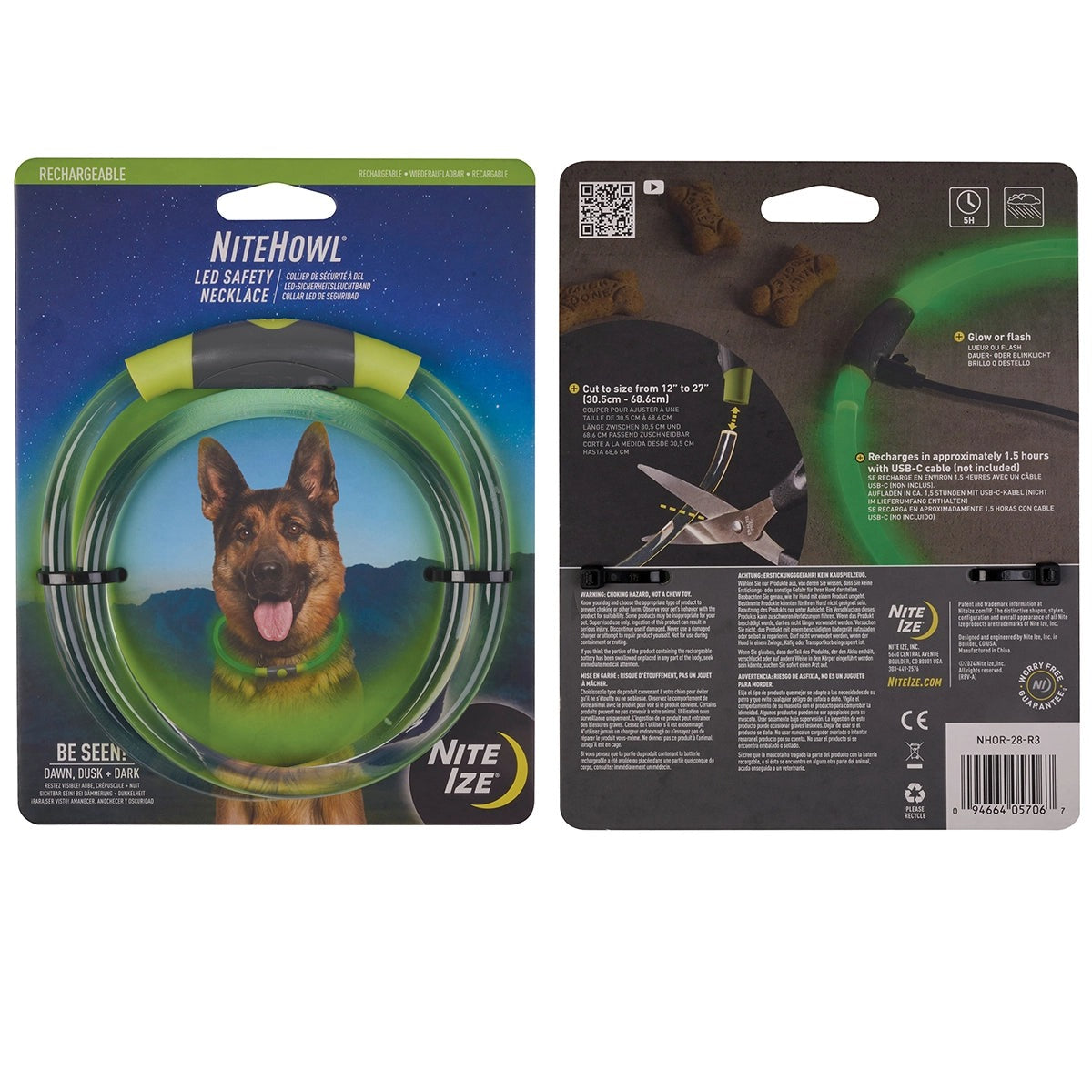 NiteHowl Rechargeable LED Safety Necklace