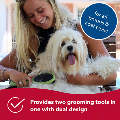 Pin & Bristle Combo Brush