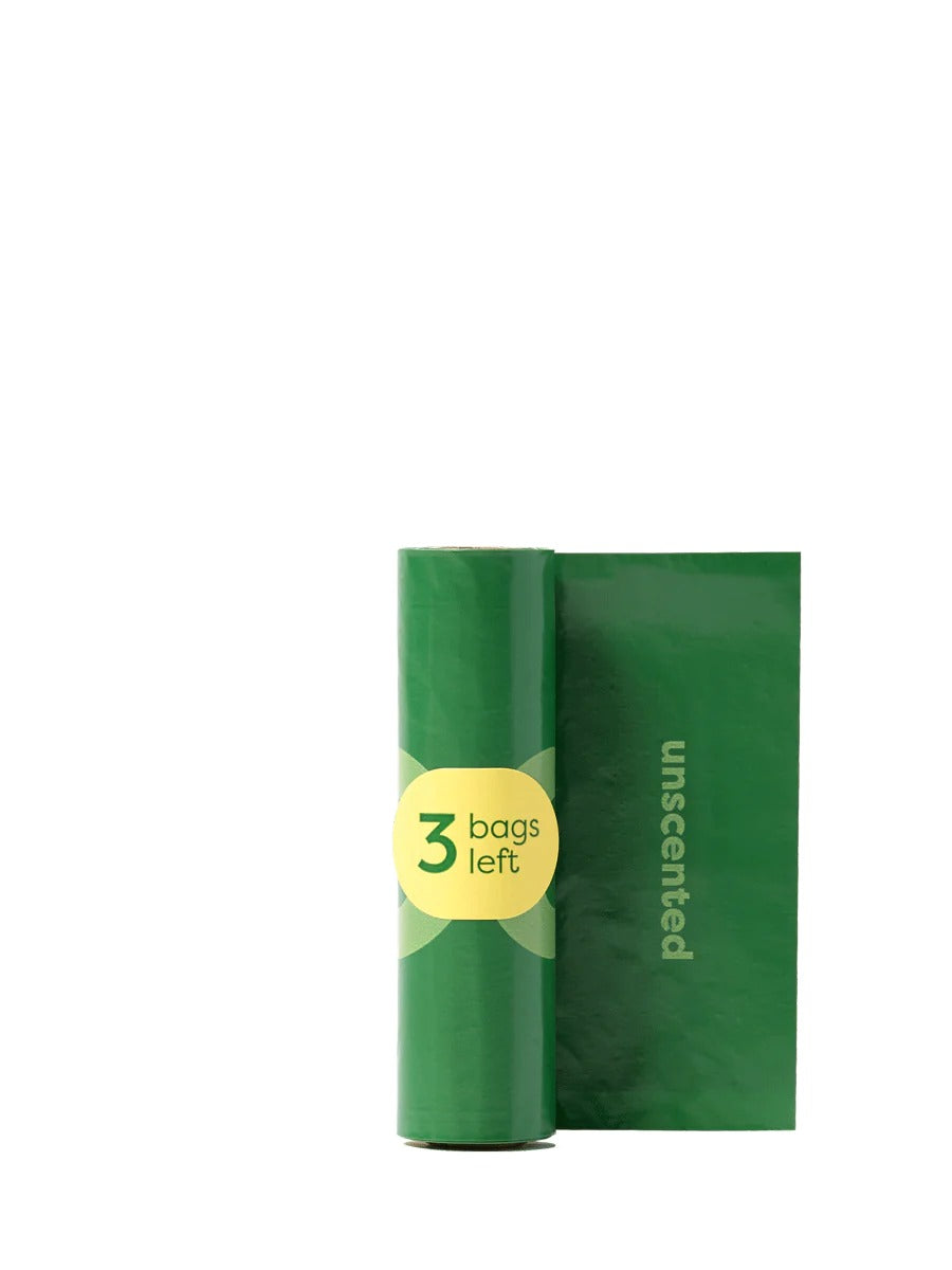 Poop Bag Dispenser with 15 Bags