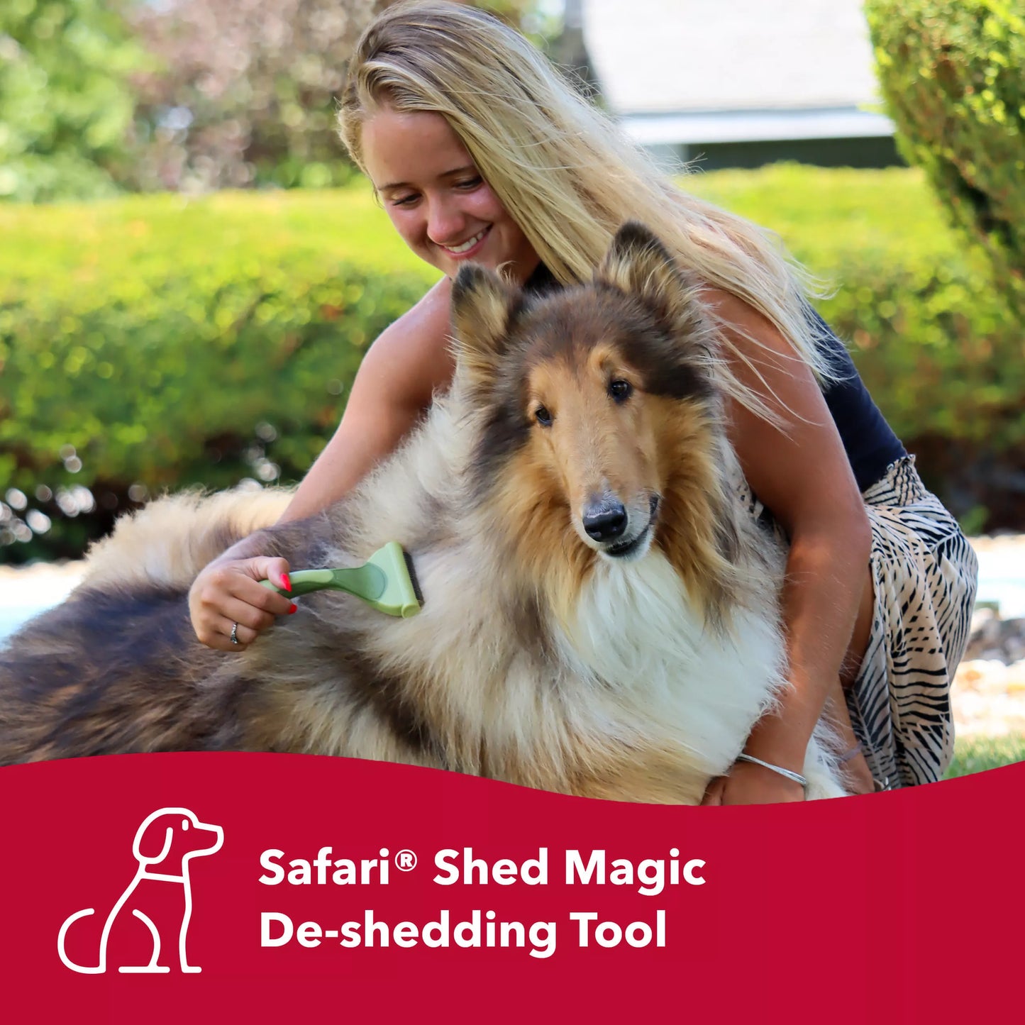 Shed Magic De-Shedding Tool Medium to Long Hair